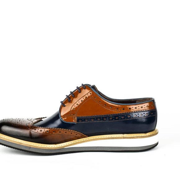 Business Casual Brown Leather Dress Shoes for Men main image 11